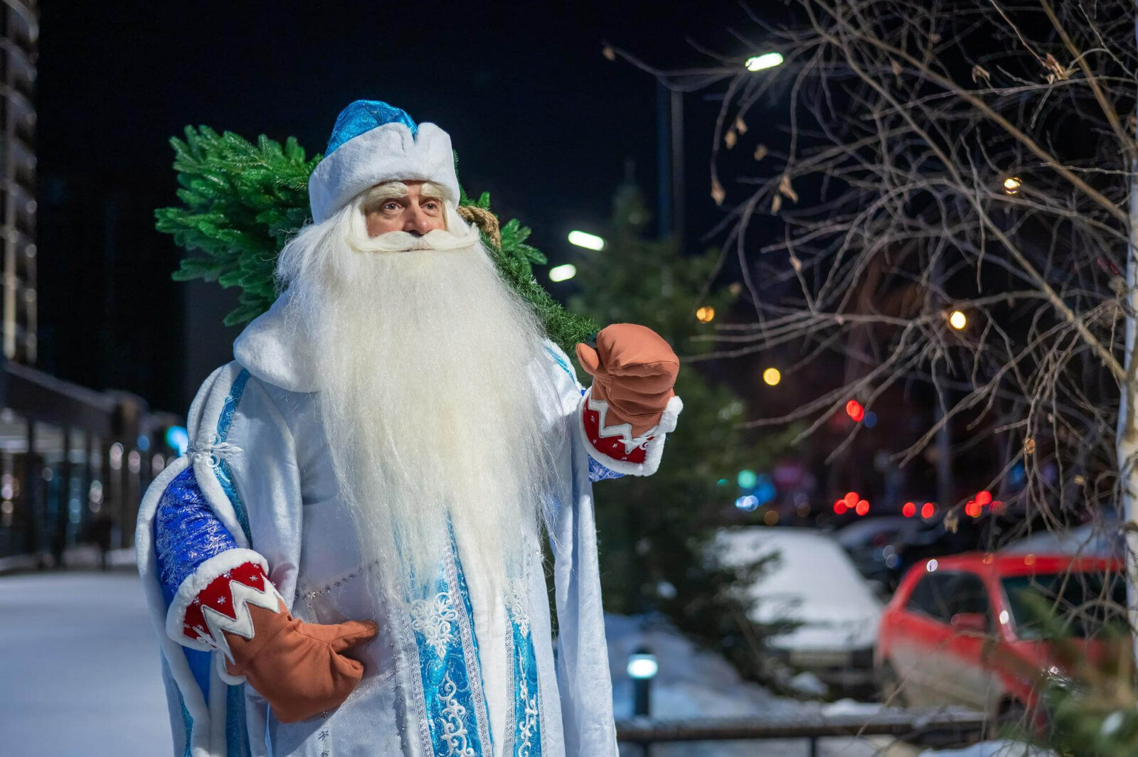 dziadek mroz, väterchen frost, geschenke, polen, bescherung, heiligabend