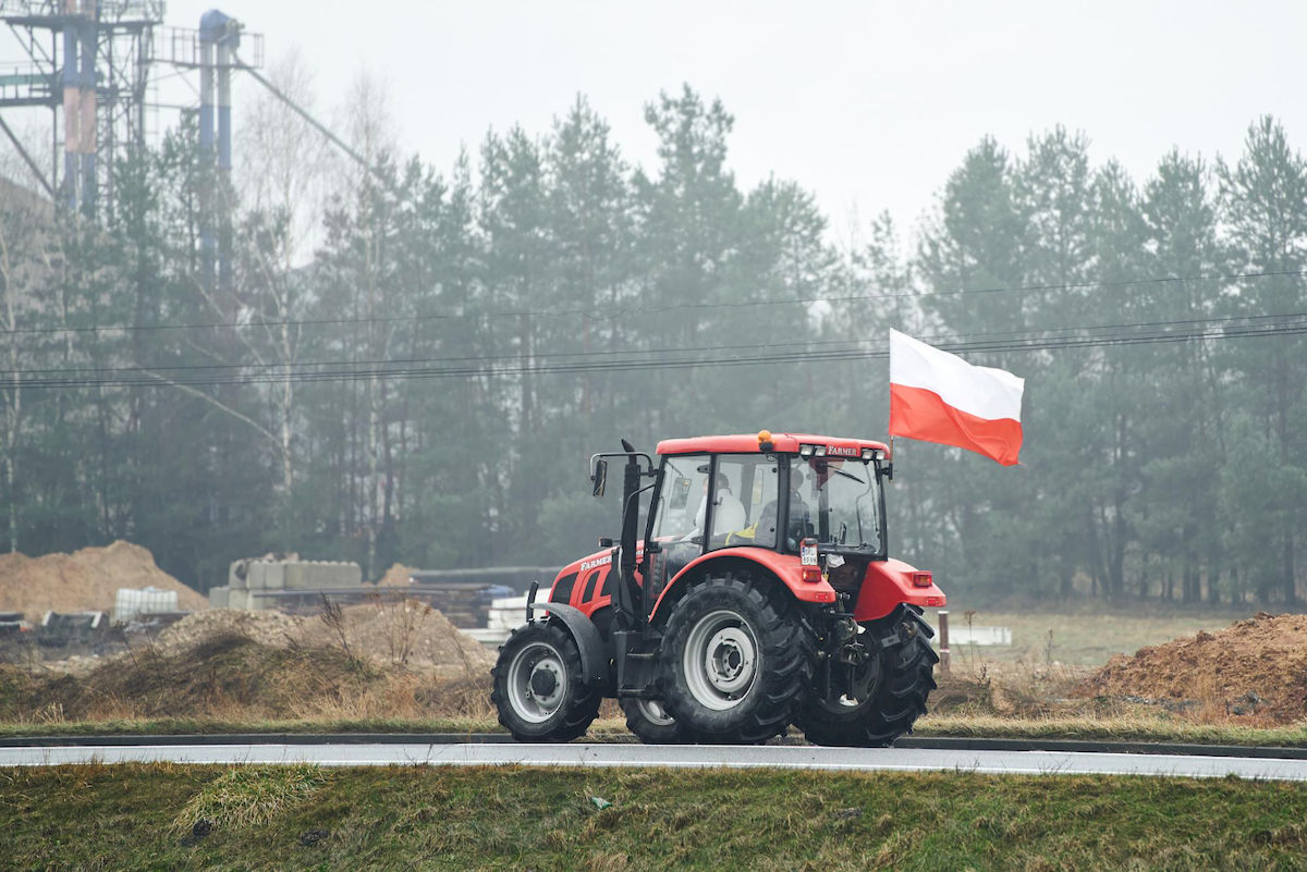 bauernstreik polen landwirte traktorenblockaden grenze generalstreik