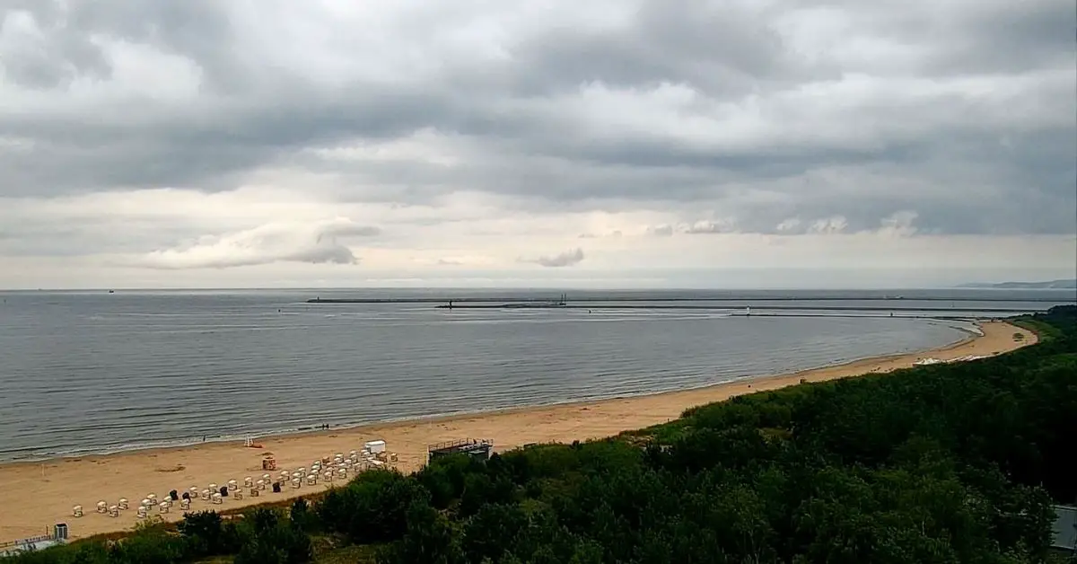 die saubersten strande in Polen, die saubersten Strande der OStsee, Blaue flagge, Sinemunde