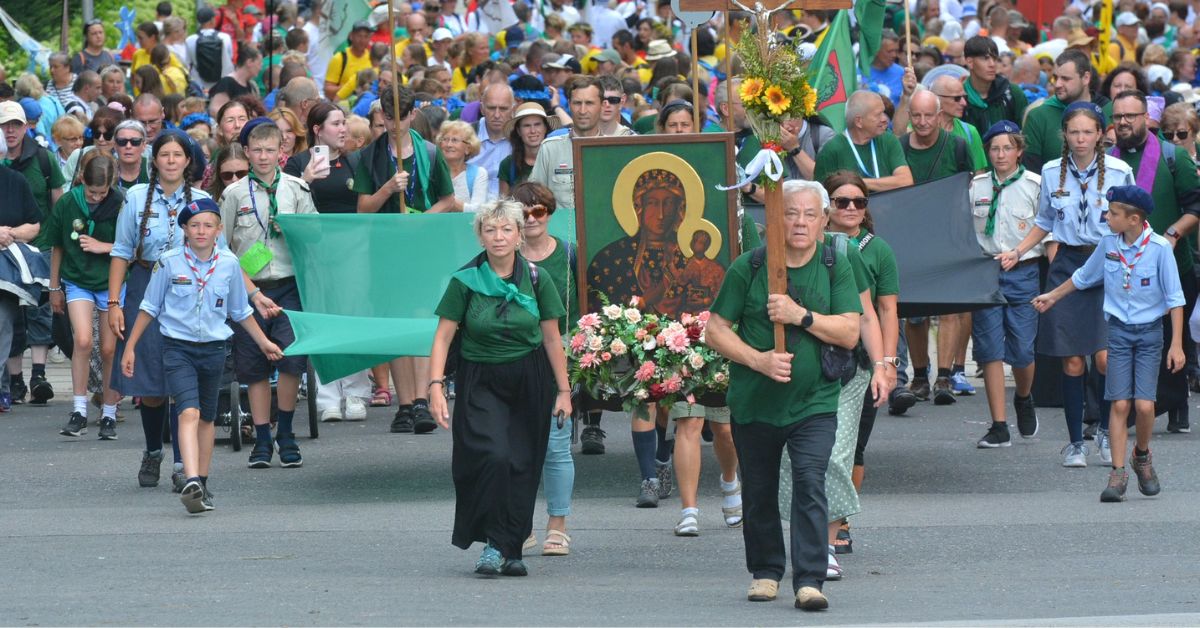 Polen, Tschenstochau, Pilger, Pilgerfahrt, Kirche, Tourismus