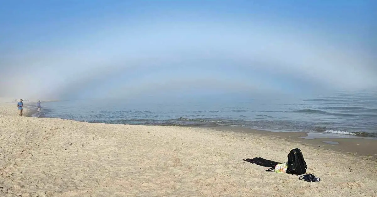 weißer Regenbogen, polen, polnische ostseekuste