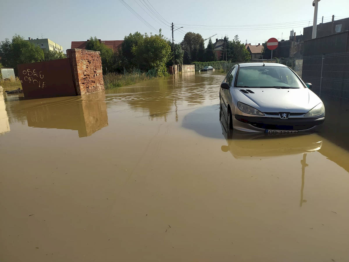 hochwasser, polen,