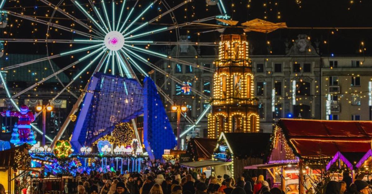 posen, poznań, weihnachtmarkt, lichter, staende, weihnachten, markt, stadt