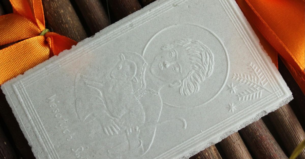 oblate, opłatek, tradition, heiligabend