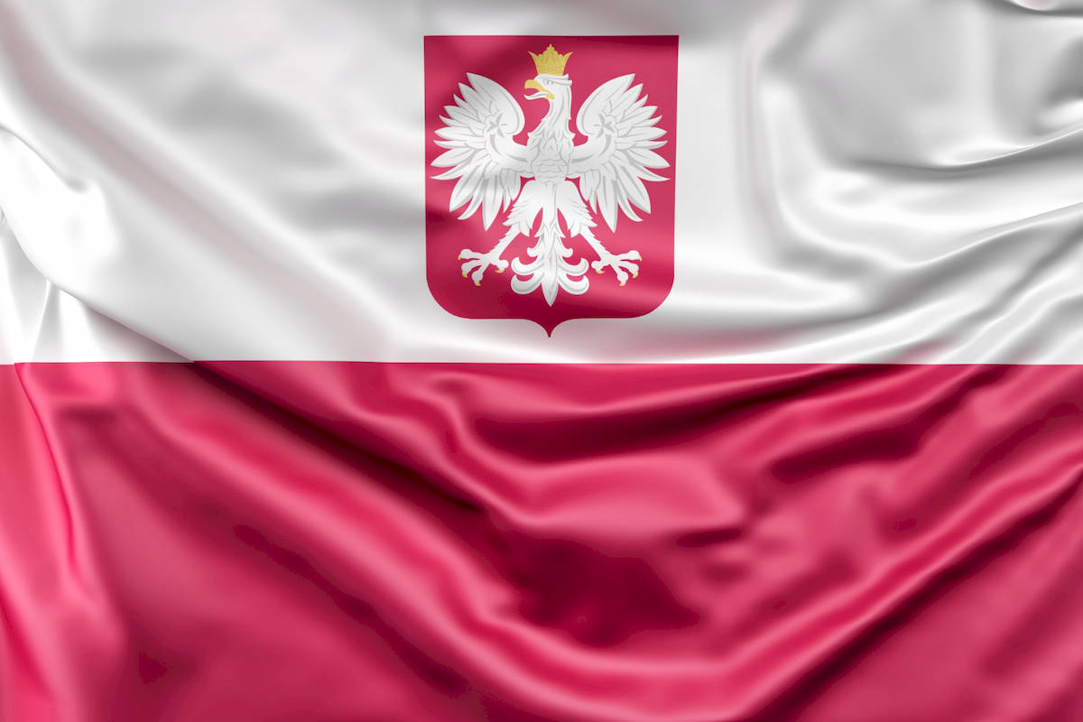 polen, flagge, wappen