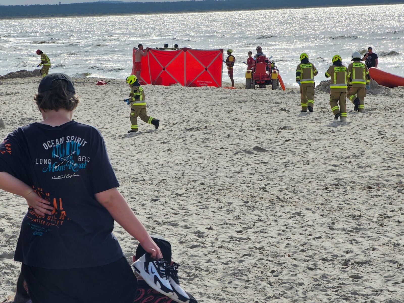 misdroy, miedzyzdroje, rettungseinsatz, deutscher tourist