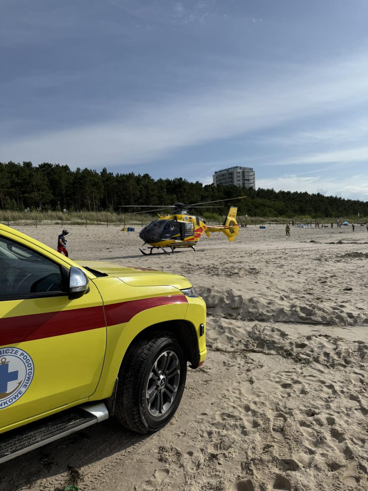 misdroy, miedzyzdroje, rettungseinsatz, deutscher tourist