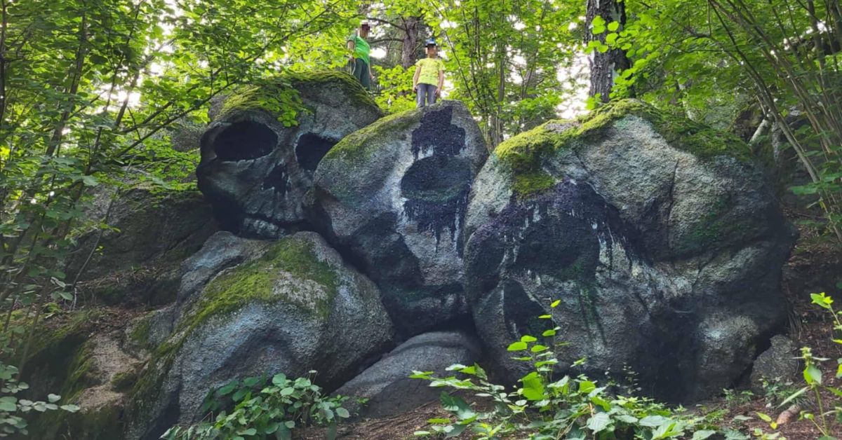 Schädel-Hügel in Niederschlesien, Hügel, Marczyce, Märzdorf, Tomasz Miroszkin, Vandalismus, Wzgórze Czaszek, Schädel-Hügel, Niederschlesien, polen,