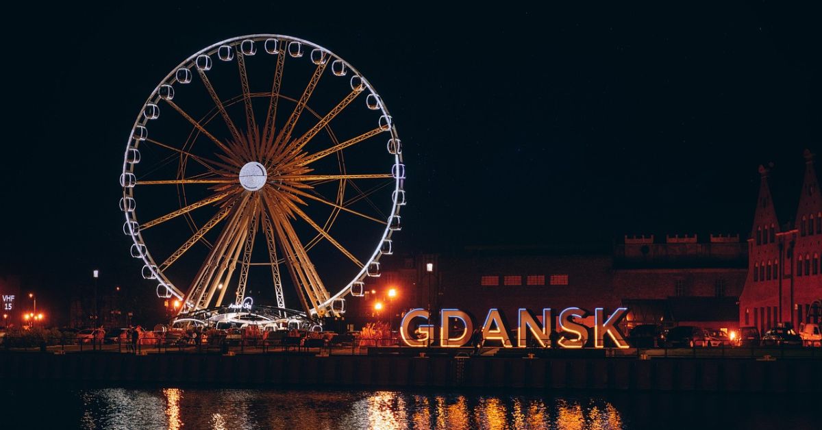 Riesenrad, Rad, Gdańsk, Danzig, polen, Ołowianka, Bleihof, Riesenrad in Gdańsk, Riesenrad in Danzig, Attraktionen in Danzig,