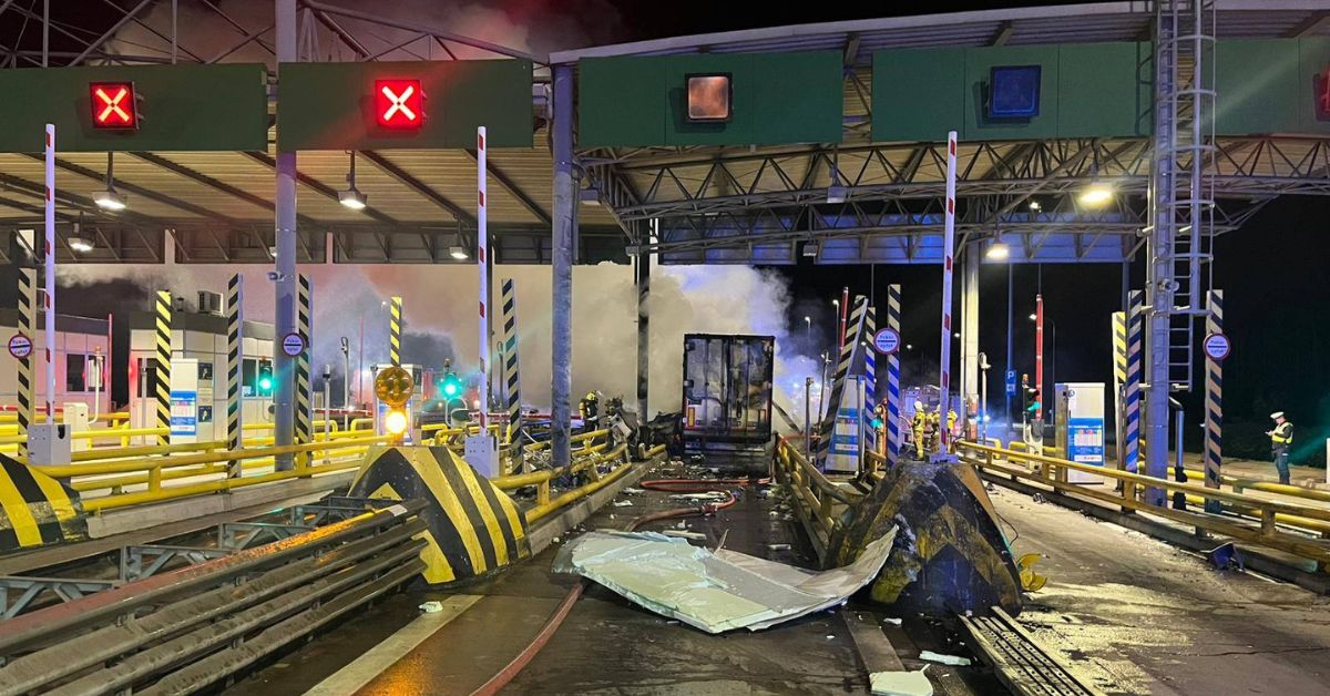 Lkw-Unfall, A2 in Polen, Woiwodschaft Lebus, Autobahn A2, Lkw-Fahrer, Tarnawa Rzepińska, Tornow, polen, Unfall,