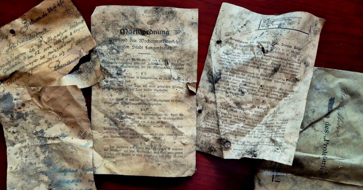 Ungewöhnliche Entdeckung, Herd, Bielawa, Langenbielau, Niederschlesien, Rathaus, Dokumente, Entdeckung in Polen, Dokumente entdeckt, Rathause von Bielawa, Rathause von Langenbielau, Entdeckung, polen,