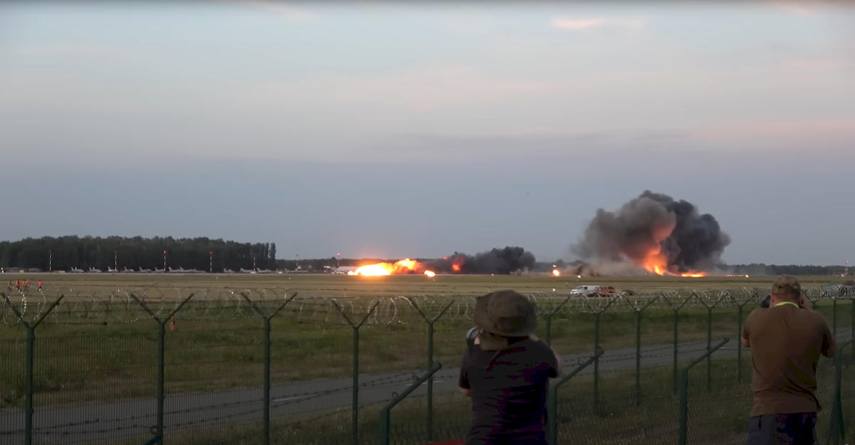 airshow, radom, 2025, absturz, kampfjet, f-16