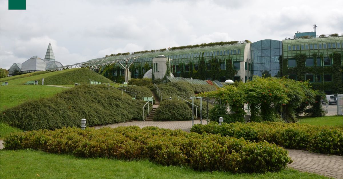 garten, garten der Biblioteka Uniwersytecka w Warszawie, dachgarten der warschauer universitätsbibliothek, natur