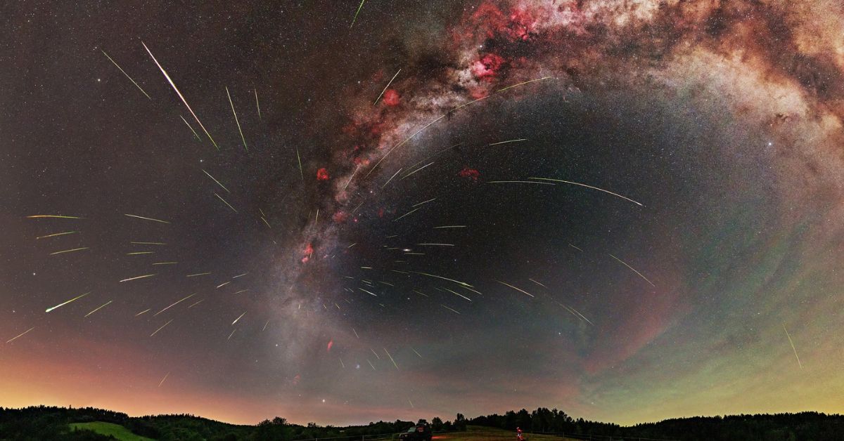 perseiden, perseidenfoto, astro-fotografie, marcin rosadziński, bieszczady-gebirge, nasa
