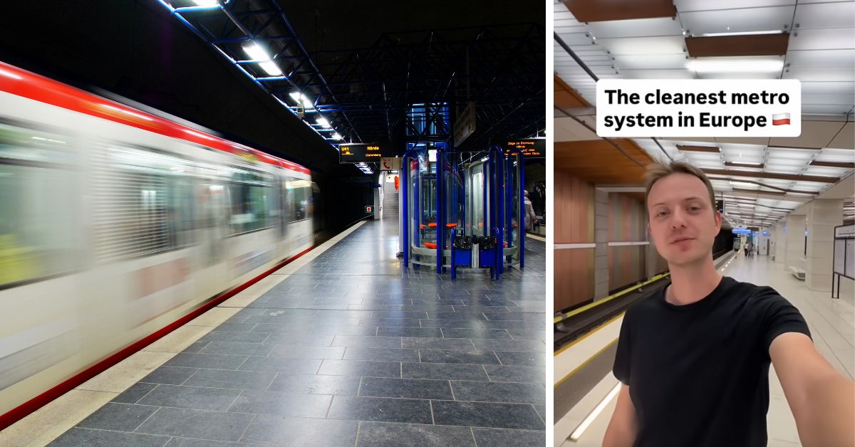 Niederländer, Polen, niederländischer Reisende, Luke Patrick Hoogmoed, YouTube, Warschauer U-Bahn, Warszawa, Warschau, Ausländer über Polen,