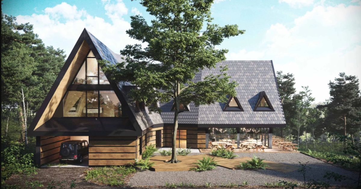 berghütte, magura małastwoska, projekt, schutzhaus, pttk, niedere beskiden