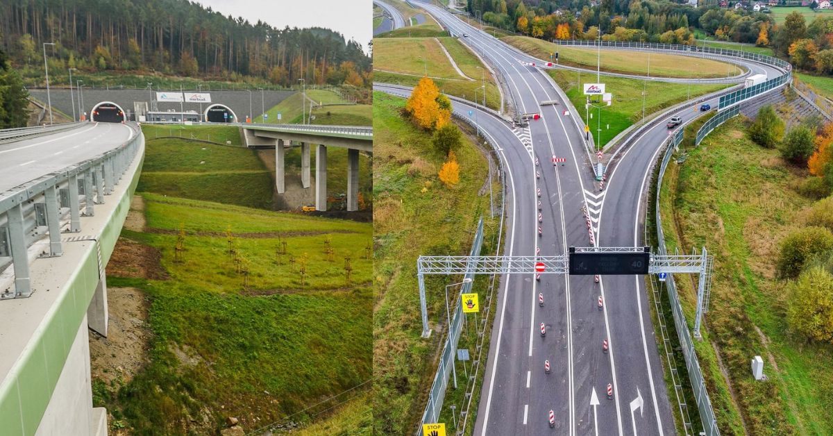 S1, Umfahrungsstraße S1 polen, via carpatia, Saubuscher beskiden, tunnel