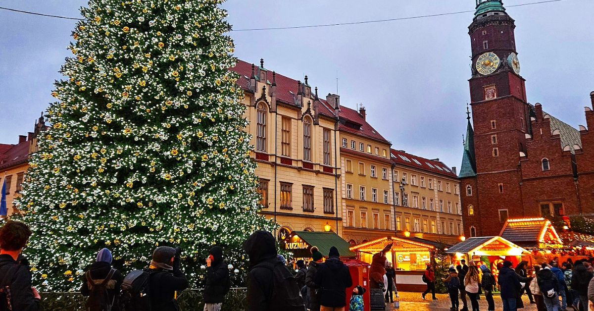 Breslauer Weihnachtsmarkt, Sicherheitsmaßnahmen Wrocław, Weihnachtsmarkt Polen, Straßensperren Breslau, Breslau, Wrocław, Weihnachtszeit Polen, Polen, Weihnachtmarkt,