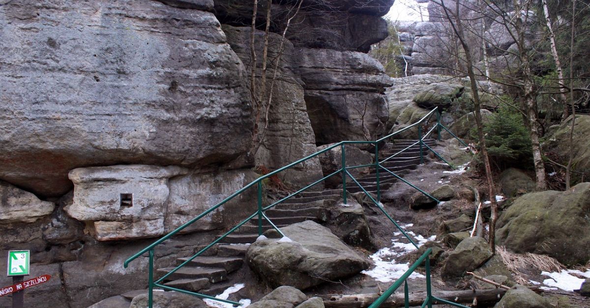 heuscheuergebirge, góry stołowe, berge, winter, saisonende, wandern