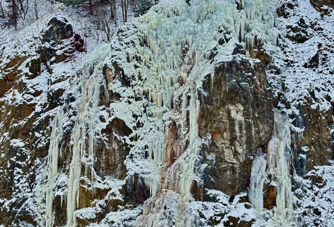 Wasserfall winter