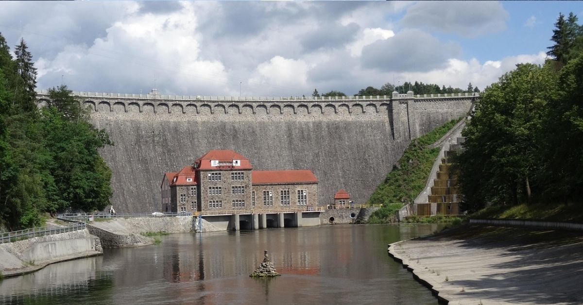 talsperre mauer, pilchowice, zapora pilchowice, staumauer, bober, bóbr, niederschlesien