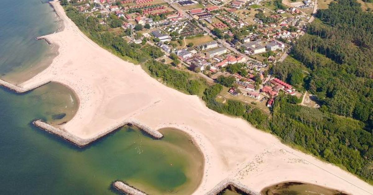 polnisches Dubai Ostsee, Jarosławiec Strand Modernisierung, künstlicher Strand Europa Polen, Ostsee Tourismus Polen, Westpommern, neue Attraktionen Ostsee Polen, Urlaub Jarosławiec Ostsee, Polen, Ostsee, Jarosławiec, Jershöft, Strand, Dubai Strand Polen,