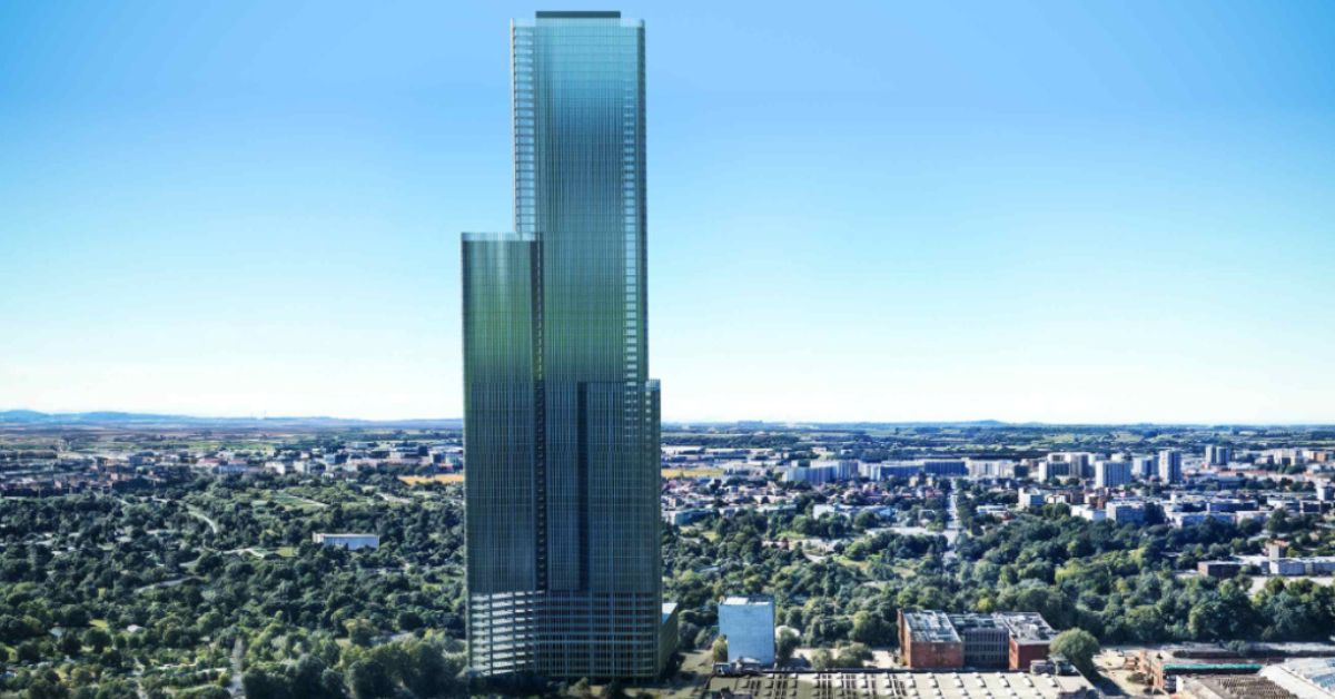 Polens höchster Wolkenkratzer, Breslau Wolkenkratzer, Giant Tower Breslau, Wrocław Hochhausprojekt, höchstes Gebäude Polens, Immobilienprojekt Polen, Investitionen in Breslau, Giant Development Group, Wolkenkratzer Wrocław,