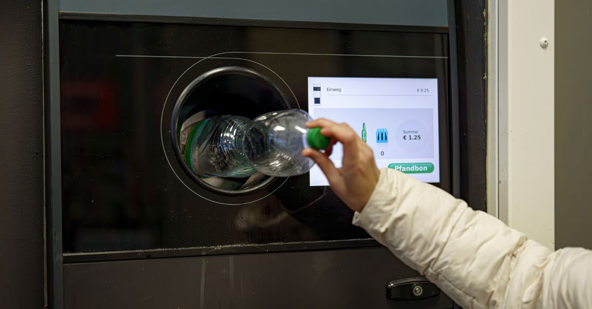 Pfandautomaten Polen, Pfandsystem Polen, Pfandrückgabe, Pfand auf Bankkarte, Pfandrückerstattung, Rückgabeautomat, Pfandautomat, Zahlungskarte, Recycling Polen, Pfandreform Polen,